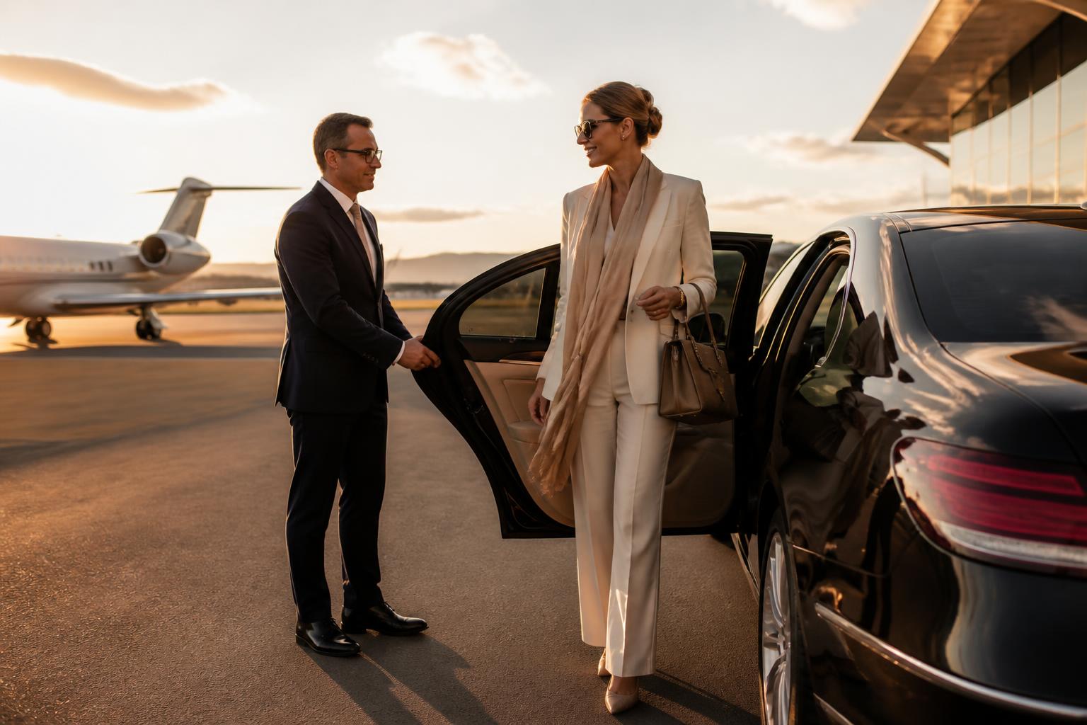 Chauffeured airport transfer